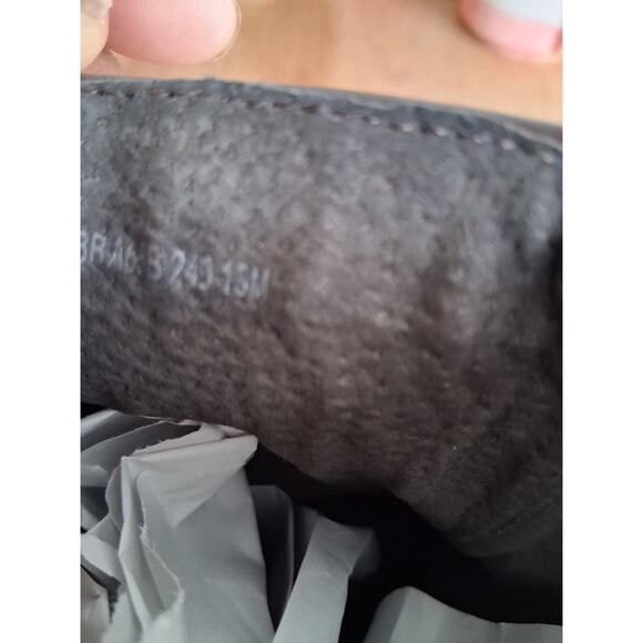 John Varvatos Mens size 13M Leather Brogue Lace-Up Wingtip Casual Preppy Boots - Picture 13 of 13